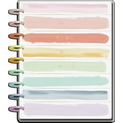 The Happy Planner Painterly Pastels Stripes Classic 18 Month Planner, July 2021 - December 2022