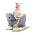 thumbnail image 3 of Lanzxjv Baby Rocker Chair, Elephant Baby Rocking Horse, Stuffed Plush Ride-on Rocking Horse, Rocking Horse for Toddlers 1-3, with Music Sound, 3 of 6