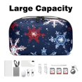 thumbnail image 3 of Christmas Waterproof Oxford Cloth Storage Box for Electronic Devices - 5.9x9.44x3.14 Inches - Travel Organizer and Cord Organizer for Small Electronics - Easy to Use, 3 of 6