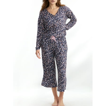 

Splendid Womens Cardigan Knit Cropped Pajama Set Style-RLD0013