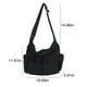 thumbnail image 3 of Bolso bandolera para hombre y mujer | Bolso bandolera de lona con portabotellas, correa acolchada ajustable, múltiples compartimentos, bolso de viaje, bolso de hombro para uso diario, marrón, n, 3 of 5