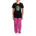 thumbnail image 4 of CafePress - Irish American Women's Dark Pajamas - Women's Short Sleeve Print T-Shirt and Pants Dark Cotton Pajama Set, 4 of 7