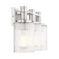 thumbnail image 5 of Concord 3-Light Bathroom Vanity Light in Silver and Polished Nickel, 5 of 6