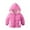 Hot Pink, variant on Aoochasliy Coats for Girls Boys Jacket Kids Boys Light Down Coats with Dinosaur Hoodie Girl Clothes