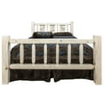 thumbnail image 2 of Homestead Collection Twin Bed w/ Laser Engraved Bear Design, Ready to Finish, 2 of 7