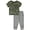 olive, variant on Girls' Wide-Leg Cargo Pants with Graphic Patch Color: khaki Size: 7