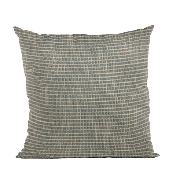 Plutus 20" x 36" Simple Stripe Luxury Throw Pillow in Blue