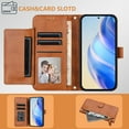 thumbnail image 7 of for Samsung Galaxy F23 Phone Case Wallet Protective Case leather Cover with magnetic closed credit card slot shockproof protection phone case, 7 of 7