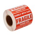 thumbnail image 1 of [2 Rolls, 1000 Labels] 2" x 3" Fragile Stickers Handle with Care Warning Packing / Shipping Labels - Permanent Adhesive, 1 of 6