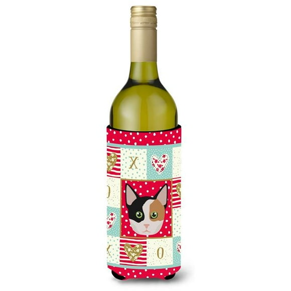 Carolines Treasures CK5134LITERK Munchkin Cat Wine Bottle Beverage Insulator Hugger