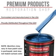 thumbnail image 3 of Restoration Shop - Burn Out Blue Metallic Acrylic Lacquer Auto Paint - Complete Gallon Paint Kit with Slow Thinner, 3 of 4