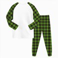 thumbnail image 5 of NOLDARES Toddler Pajamas Cotton Kids Pajamas for Boys Girls Long Sleeve Set 2 Piece Snug Fit Pjs Set 6-12 Months 12-24 Months 2t 3t 4t 5t 6t 7t 8t 9t Children,Green,8-9 Y, 5 of 7