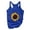 Blue, variant on Womens Tanks Print Round Sunflower Women Sleeveless Tank Top T Shirt Neck Plus Size Summer Women's Tanks Blue M