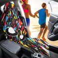 thumbnail image 4 of Uourmeti 1 Pack Car Seat Towel Cover with Ufo Abstract, Moisture Wicking Seat Protector, Compatible with Suv Truck Auto Interior, 4 of 7