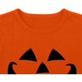 thumbnail image 3 of Chandails en Molleton Visage de Citrouille Halloween Femmes Mignon Pull Graphique Citrouille Décontracté Manches Longues Automne, 3 of 5