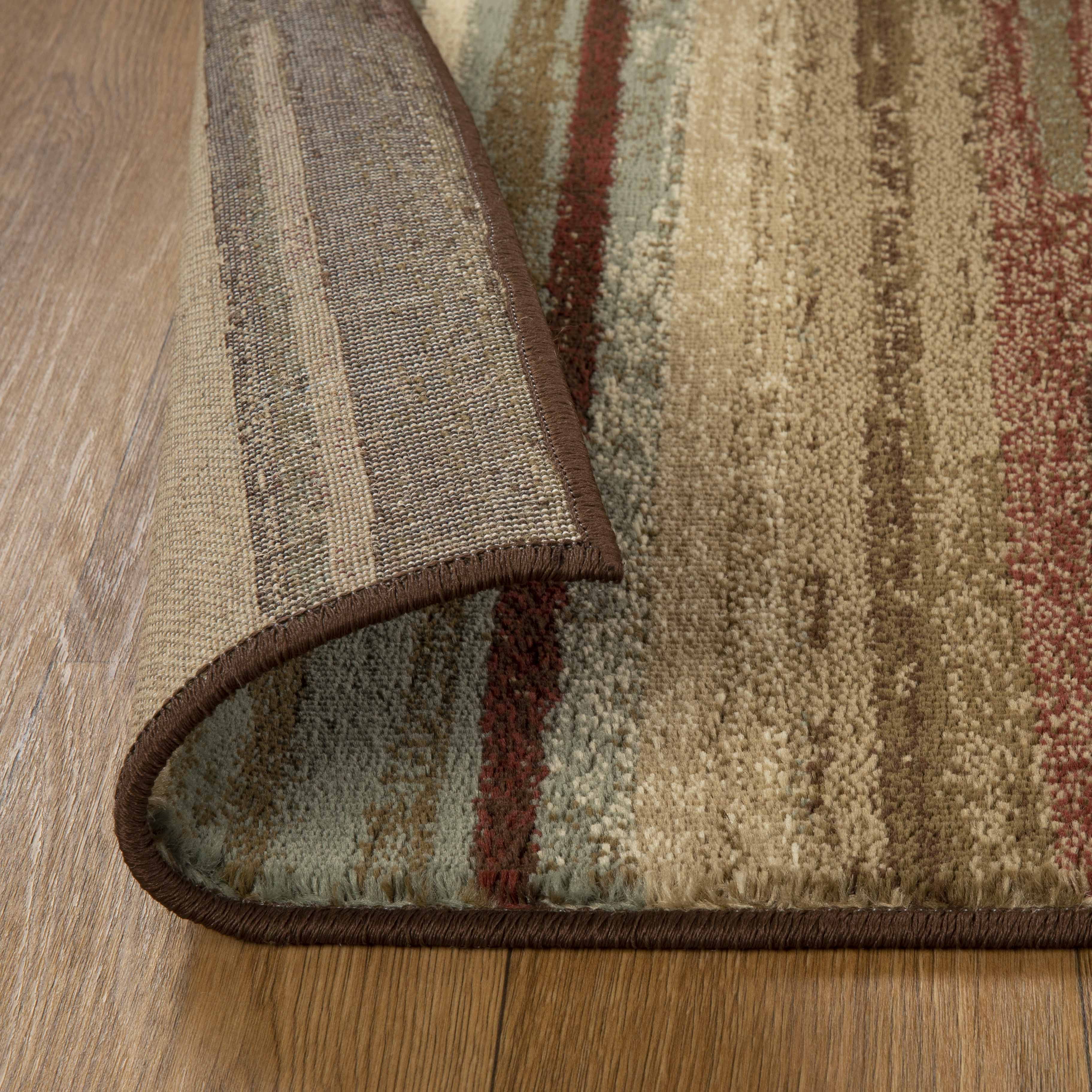Superior Fulgor Abstract Lines Indoor Area Rug, Maroon, 7' x 9'