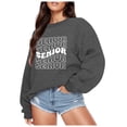 thumbnail image 3 of EHQJNJ Sweatshirts Oversize pour Femmes Col Rond Manches Longues Pull Automne et Hiver Imprimé Sweatshirts Femmes Col Rond Chaud Sweatshirts Femmes Tendance Graphique Oversize, 3 of 6