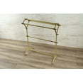 thumbnail image 2 of Kingston Brass SCC2287 33.38 in. Edenscape Freestanding Y-Type Towel Rack, Brushed Brass, 2 of 4