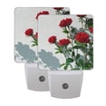 thumbnail image 7 of LED Sensor Night Light Auto On/Off Dusk to Dawn Lamp for Bedroom Hallway Red Roses on The Wall 2 Pack, 7 of 7