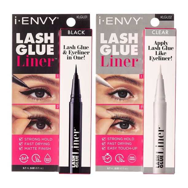 Lash Glue Liner i-Envy 2 en 1, adhesivo para pestañas y delineador de ojos