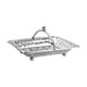 thumbnail image 2 of Bandeja de tocador de Metal, bandeja de frutas, soporte decorativo multiusos para servilletas, bandeja de servicio de acero inoxidable para cosméticos Plata, 2 of 8