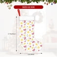thumbnail image 4 of Yiaed Tropical Fruit Print Christmas Stockings, Christmas Stockings Hanging Ornaments, Christmas Stockings for Family Christmas Holiday Decorations, 4 of 7