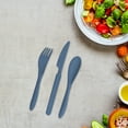 thumbnail image 1 of TIMIFIS Camping Tableware Wheats Straw Knife, Fork and Spoon Three-Piece Set, Camping Out Convenient Tableware Set, Children's Tableware Gifts Camping & Hiking, 1 of 9