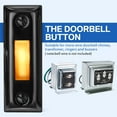 thumbnail image 6 of Lsupdaol Metal Doorbell Push Button, Heavy Duty Metal Door Bell Wired Button LED Lighted Wall Mounted Doorbell Push Buttons for Home, Universal Garage Door Opener Switch (Black), 6 of 7