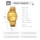 thumbnail image 2 of Reloj de Cuarzo Pequeño Dorado con Fecha, 2 of 5