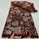 thumbnail image 3 of Tela de encaje africano , lentejuelas bordadas, encaje de tul de red francés para Rojo Hugo tela de encaje africano, 3 of 4