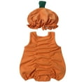 thumbnail image 6 of DHFJKG Toddlers Boys Bodysuit Halloween Pumpkin Sleeveless Cute Comfortable Onesie Baby Onesies Boy 0-6 Months, 6 of 9