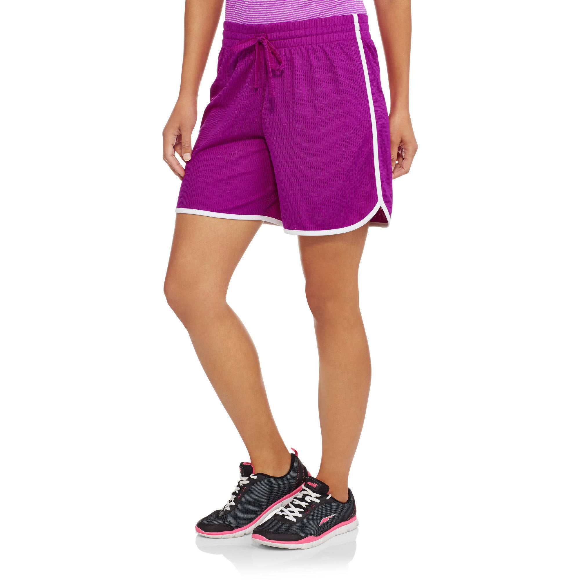 SHOPESSA Womens Athletic Shorts Elastic Waist Running Shorts Women Yoga Basketball Shorts for Teen Girls