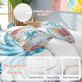 thumbnail image 2 of 3 Piece Octopus Coastal Duvet Cover Set Twin Size, Microfiber Comforter/Quilt Cover with Corner Ties and 2 Pillowcases, Blue Nautical Summer Beach Ocean All Season Soft Bedding with Zipper Closure, 2 of 8