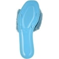 thumbnail image 4 of Journee Collection Womens Faux Fur Slip On Pool Slides, 4 of 5