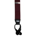 thumbnail image 3 of CTM  Elastic Button End Dress Suspenders with Silver Hardware (Men Big & Tall), 3 of 3