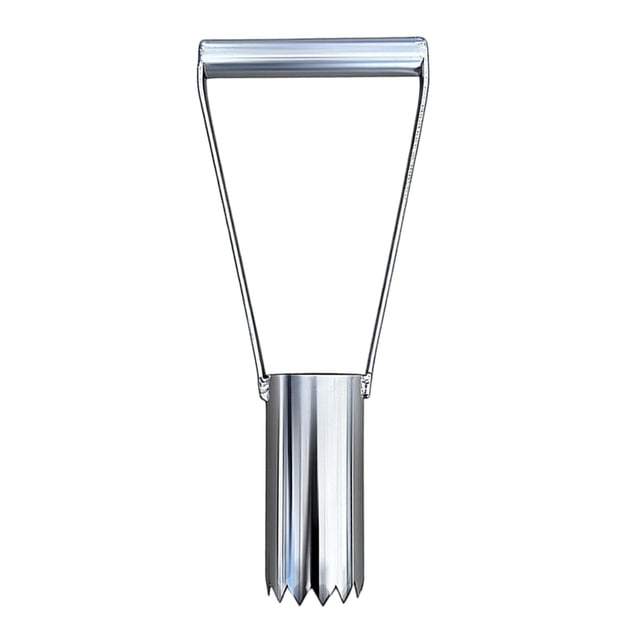 Dickly Hole Digger Short Handle Stainless Steel Portable Transplanter Bulb Planter for 30cmx5cm