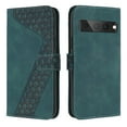 thumbnail image 1 of Elehold PU Leather Wallet Case for Google Pixel 7 Pro 6.7" 2022,Leather and TPU with Kickstand Magnetic Clasp Cash Pocket Card Holders Shockproof Anti-drop Full Body Protective Case, Green, 1 of 13