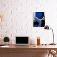 thumbnail image 2 of Stupell Industries Abstract Masculine Cobalt Blue Grey Black Design Canvas Wall Art Design by Studio W, 16" x 20", 2 of 6