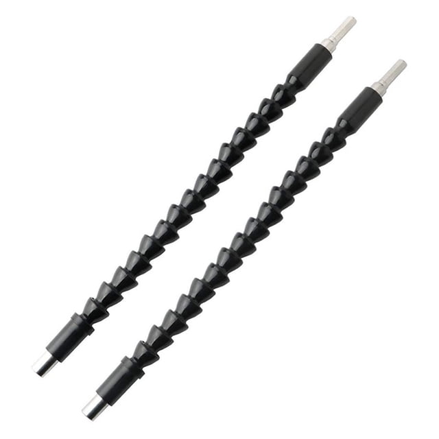 Paquete de 4 puntas de destornillador de trinquete flexibles de cambio rápido con vástago hexagonal de 1/4 "295 mm (negro, rojo, azul, naranja) ZefeiWu 8390614349766