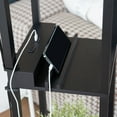 thumbnail image 3 of Bestco Standing Shelf Lamp 63" Floor Lamp w USB Charging Port Power Socket More, Black, 3 of 9