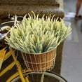 thumbnail image 3 of 12 paquetes de flores artificiales para exteriores, plantas resistentes a los rayos UV, arbustos verdes de lavanda de plástico sintético para macetas colgantes Sincero  Juguete, 3 of 5