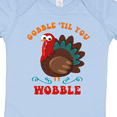 thumbnail image 4 of Inktastic Gobble Wobble Turkey Boys or Girls Baby Bodysuit, 4 of 5