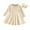 White, variant on Odeerbi Kids Girls Rib Knit A-Line Dress Spring Cute Cotton Dresses Round Neck Button Solid Color Comfortable Casual Long Sleeve Dress Kids Girls Clothes