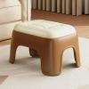 thumbnail image 1 of Ycandiee Ottoman, Foot Stool Legs, Faux Leather Stool, Couch Stool, Modern Multifunctional Small Square Accent Small Table for Bedroom, Living Room, 1 of 7