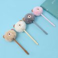 thumbnail image 2 of Cute Kawaii Plush Ball Bear Gel Pen School Officel Supplies Stationery AnmialPen, 2 of 6