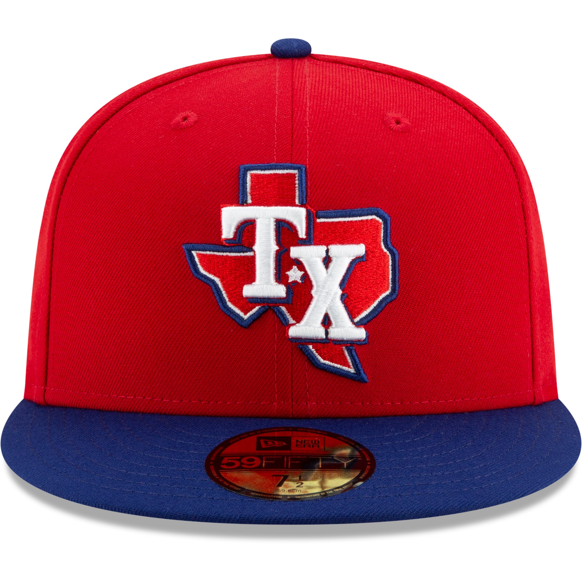 Men's New Era Red/Royal Texas Rangers 2020 Alternate 3 Authentic Collection On Field 59FIFTY Fitted Hat - image 2 of 4
