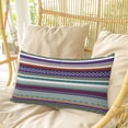 thumbnail image 4 of Modern Boho Art Pillow Covers, Linen Long Throw Pillow Case, Colorful Abstract Bohemian Paisley Minimalist Holiday Pillow Protector Decorative Cushion Cover for Living Room/Bedroom 20" x 30", 4 of 8