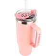 thumbnail image 2 of Drinco 40oz 30oz Tumbler with Handle Vacuum Insulated Stainless Steel-30oz Peach, 2 of 5
