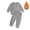 Grey, variant on JIANJIA Toddler Girls Outfit Sets Autumn Winter Soft Piece Athletic Jogger Pants Tracksuit Activewear