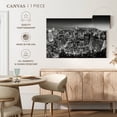 thumbnail image 5 of Elephant Stock Manhattan In Monochrome Wall Art - Horizontal Canvas Wall Art - Living Room Wall Decor - Places Canvas - Black And Gray Decor - 45" x 30", 5 of 8